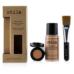 Stila Kit Stay All Day Base, Corrector & Brocha - # 4 Beige 2pcs