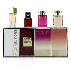 Michael Kors Набор Миниатюр: Sexy Amber Парфюмированная Вода + Sexy Ruby Парфюмированная Вода + Wonderlust Essence Парфюмированная Вода + Wonderlust Парфюмированная Вода 4x4ml/0.14oz
