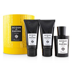 אקווה די פארמה Colonia Essenza Coffret: Eau De Cologne Spray 100ml/3.4oz + Hair And Shower Gel 75ml/2.5oz + After Shave Balm 75ml/2.5oz 3pcs