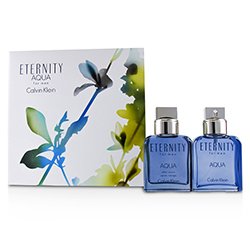 Calvin Klein Eternity Aqua Coffret: Eau De Toilette Spray 100ml/3.4oz + After Shave Lotion 100ml/3.4oz 2pcs