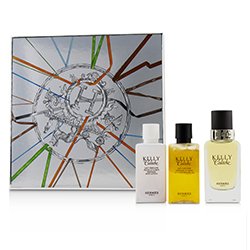 Hermes Kelly Caleche Coffret: Eau De Toilette Spray 50ml/1.6oz + Perfumed Body Lotion 40ml/1.35oz + Perfumed Bath & Shower Gel 40ml/1.35oz 3pcs