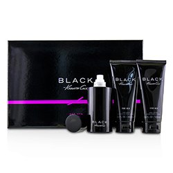 Kenneth Cole Black Coffret: Eau De Parfum Spray 100ml/3.4oz + Body Lotion 100ml/3.4oz + Bath & Shower Gel 100ml/3.4oz 3pcs