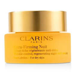 Clarins Extra-Firming Nuit Wrinkle Control, Regenerating Night Rich Cream - For Dry Skin (Unboxed) 50ml/1.6oz