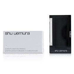 Shu Uemura Opakowanie na cienie do powiek Custom Case Duo - # Black (For Glow On / Pressed Eye Shadows)