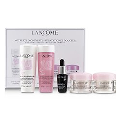 לנקום Your Hydration & Softness Discovery Kit: Confort Galatee+Confort Tonique+Genifique Concentrate+Hydra Zen Cream+Hydra Zen Mask 5pcs