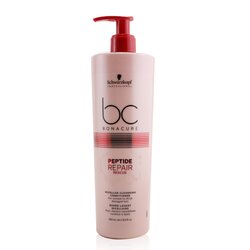 Schwarzkopf BC Bonacure Peptide Repair Rescue Micellar Cleansing Conditioner (For Normal to Thick Damaged Hair) 500ml/16.9oz
