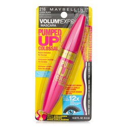 Maybelline Volum' Express Pumped Up Colossal Waterproof Mascara - # Black 9.5ml/0.32oz