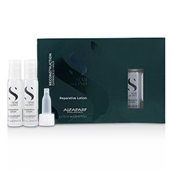 AlfaParf Semi Di Lino Reconstruction Reparative Lotion - Damaged Hair (Box Slightly Damaged) 6x13ml/0.44oz