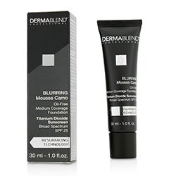 Dermablend Blurring Mousee Camo Oil Free Foundation SPF 25 (Medium Coverage) - #65W Amber (Exp. Date 07/2019) 30ml/1oz