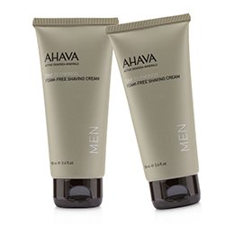 Ahava Time To Energize كريم حلاقة بدون رغوة ( حجم سفر ) (عدد 2) 2x100ml/3.4oz
