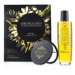 Orofluido The Original Beauty Ritual Подарочный Набор в Ограниченной Версии: Original Эликсир 100мл + Компактное Зеркало 2pcs