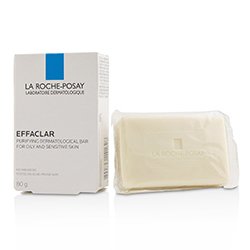 La Roche Posay Effaclar Purifying Dermatological Bar - For Oily & Sensitive Skin (Exp. Date 11/2019) 80g/2.8oz