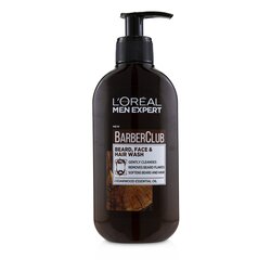 L'Oreal Men Expert Barber Club Jabón de Barba, Rostro & Cabello 200ml/6.76oz