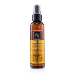 Apivita Suncare Tanning Body Oil SPF 30 With Sunflower & Carrot (Exp. Date: 11/2019) 150ml/5oz