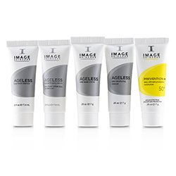 Image Ageless Trial Kit: Ageless Cleanser+Ageless Serum+Ageless Masque+Ageless Repair Creme+Prevention+ Ultimate Moisturizer SPF 50 5pcs
