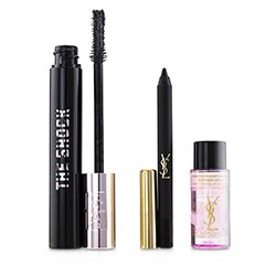 איב סאן לורן Mascara Volume Effect Faux Cils The Shock Set - # No. 1 (Mascara x1, Waterproof Eye Pencil x1, Makeup Remover x1) 3pcs