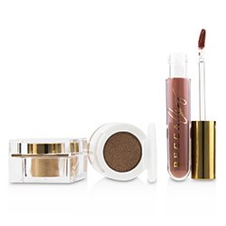 Becca BECCA x Chrissy Cravings Glow Kitchen Набор (1x Тени для Век, 1x Жидкая Губная Помада, 1x Хайлайтер) 3pcs