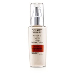 SCOUT Cosmetics Nourish & Hydrate Moisture Defence Creme with White Tea, Pomegranate & Macadamia 50ml/1.7oz