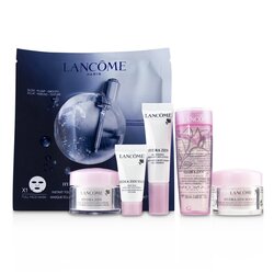 Lancome Hydra Zen Travel Set: Beauty Essence 50 ml + Gel-Essence 10 ml + Moisturising Cream 15 ml + Eye Cream 5 ml + Masque 15 ml + Genifque Mask 1 stk. 6pcs