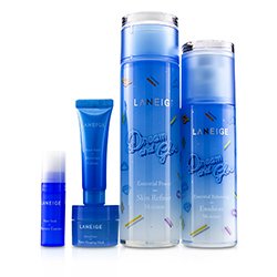 Laneige Dream & Glow Holiday Edition Set: Skin Refiner 200ml + Balancing Emulsion 120ml + Moisture Essence 5ml + Moisture Cream 10ml + Water Sleeping Mask 15ml 5pcs