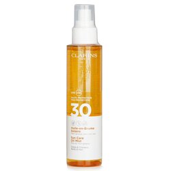 קלרינס Sun Care Oil Mist For Body & Hair SPF 30 מיסט שמן לשיער ולגוף 150ml/5oz