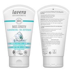 Lavera Basis Sensitiv Cleansing Gel - Organic Aloe Vera & Jojoba (For Normal & Combination Skin) 125ml/4oz