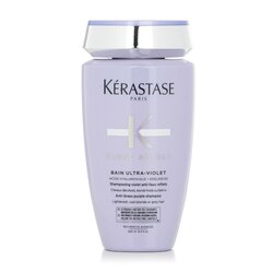 Kerastase Blond Absolu Bain Ultra-Violet Champú Púrpura Anti-Oxidación (Cabello Iluminado, Rubio Fresco o Gris) 250ml/8.5oz