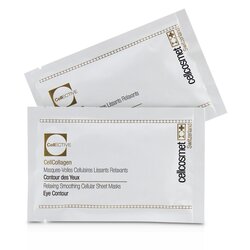 Cellcosmet and Cellmen Cellcosmet CellEctive CellCollagen Eye Contour Relaxing Smoothing Cellular Sheet Masks 5x2patchs