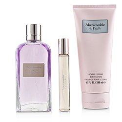 Abercrombie & Fitch First Instinct Coffret: Eau De Parfum Spray 100ml/3.4oz + Body Lotion 200ml/6.7oz + Eau De Parfum Spray 15ml/0.5oz 3pcs