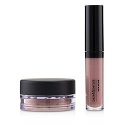 Bare Escentuals Destination Desert (1x Mini Lip Lacquer, 1x Blush) 2pcs