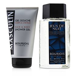 Bourjois Masculin Coffret: Jeux De Nuit Eau De Toilette Spray 100ml/3.3oz + Hair & Body Shower Gel 150ml/5oz 2pcs