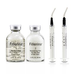Fillerina Dermo-Cosmetic Replenishing Gel For At-Home Use - Grade 2 2x30ml+2pcs