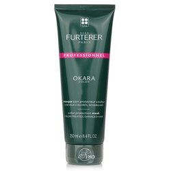 Rene Furterer Okara Color Mascarilla Protectora de Color - Cabello Tratado con Color, Dañado (Producto Salón) 250ml/8.4oz