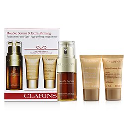 Clarins Double Serum & Extra-Firming Collection: Double Serum 30ml + Extra-Firming Day 15ml + Extra-Firming Night 15ml 3pcs