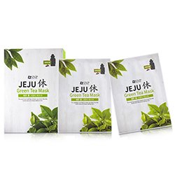 SNP Jeju Green Tea Mask (Soothing) 10x22ml/0.74oz