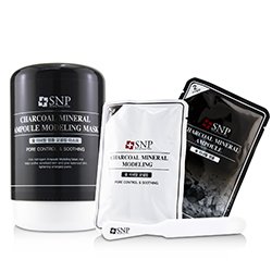 SNP Charcoal Mineral Ampoule Modeling Mask (Pore Control & Soothing) -