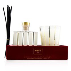 Nest Holiday Coffret: Reed Difusor 175ml/5.9oz + Vela Perfumada 230g/8.1oz 2pcs