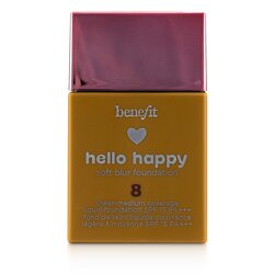 Benefit Hello Happy Soft Blur Liquid Foundation SPF 15 - # 8 (Tan Warm) 30ml/1oz