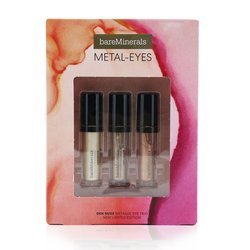 BareMinerals Metal Eyes Gen Nude Metallic Жидкие Тени для Век Трио 3pcs