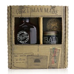 18.21 Man Made Man Made Wash & Balm Set - # Spiced Vanilla: 1x Shampoo, Conditioner & Body Wash 530ml + 1x Beard Balm 56.7g 2pcs