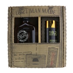 18.21 Man Made Man Made Wash & Deodorant Set - #Sweet Tobacoo: 1x Shampoo, Conditioner & Body Wash 530ml + 1x Deodorant Stick 75g 2pcs