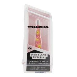 Tweezerman Mini Slant Tweezer (Pattern Prints) - Pink Lemonade -