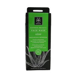 Apivita Express Beauty Face Mask with Aloe (Moisturizing & Refreshing) - Box Slightly Damaged 6x(2x8ml)