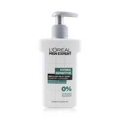L'Oreal Men Expert Hydra Sensitive Birch Sap Milky Soap Comfort Cleansing (For Sensitive Skin) 150ml/5oz