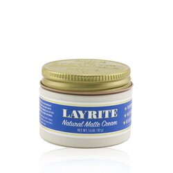 Layrite Natural Matte Cream (Medium Hold, Matte Finish, Water Soluble) 42g/1.5oz
