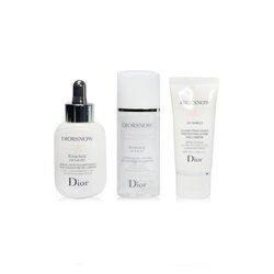 Christian Dior Diorsnow Brightening Collection: Milk Serum 30ml+ Micro-Infused Lotion 50ml+ UV Protection Fluid SPF50 30ml+ Pouch (Unboxed) 3pcs+1pouch
