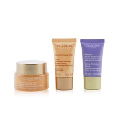 Clarins Extra-Firming Collection: Day Cream 50ml/1.7oz + Night Cream 15ml/0.5oz + Mask 15ml/0.5oz + Bag 3pcs+1bag
