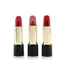 Lancome 3 L'Absolu Rouge Увлажняющая Губная Помада Трио Набор (3x Губная Помада + Сумка) 3pcs+1Pouch