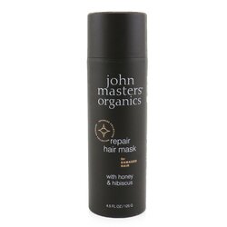 有機大師約翰 Repair Hair Mask For Damaged Hair with Honey & Hibiscus 125g/4.5oz