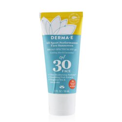 Derma E All Sport Performance Face Sunscreen SPF 30 59ml/2oz